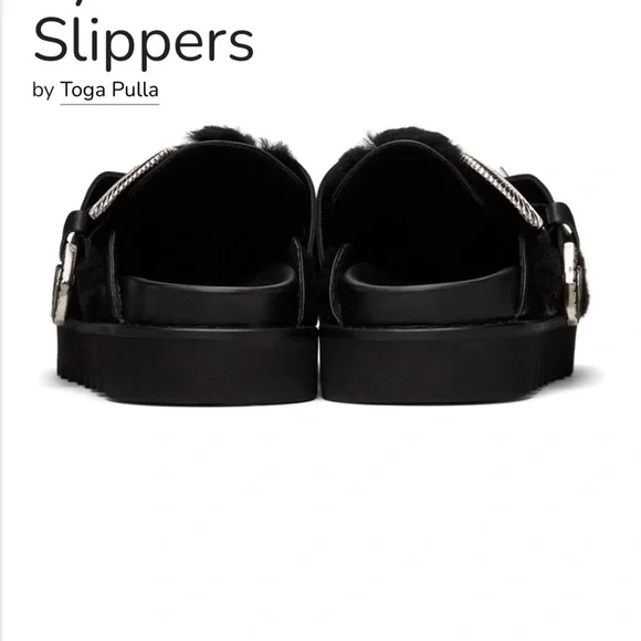 TOGA Pulla Black and Silver Studded Mules - Picture 5 of 11